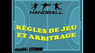 RÉGLES DE JEU ET ARBITRAGE HANDBALL [upl. by Akirdnwahs]