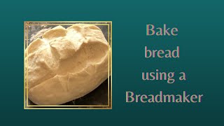 Breadmaker improved loaf Taking out kneeding paddles [upl. by Eunice]