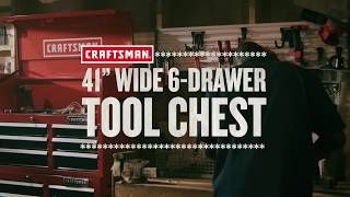 2000 Series 41IN Wide 6 Drawer Tool Chest  Tool Overview [upl. by Blasien79]