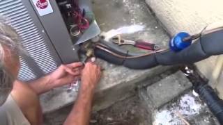 How To Release Refrigerant into New System [upl. by Gower969]