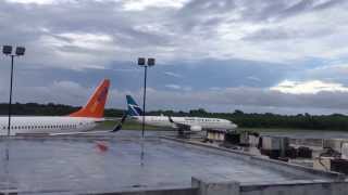 WestJet landing in Puerto Plata [upl. by Henriques]