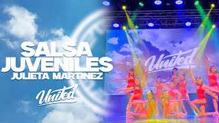 SALSA JUVENILES  JULIETA MARTINEZ [upl. by Macfarlane]