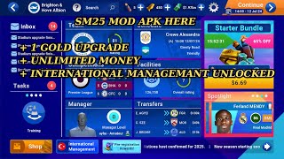 SM 25 mod apk v103 unlimited money  premium  full facility  national team unlocked [upl. by Calysta]