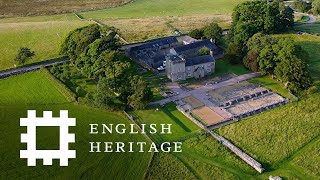 Postcard from Birdoswald Roman Fort Hadrians Wall  England Drone Footage [upl. by Mcwherter]