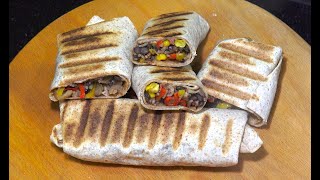 Vegetable Burritos  Black Bean Veggie Burritos  Youtube [upl. by Einallem412]