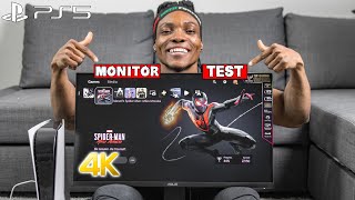 Budget 4K Monitor for PS5  ASUS TUF Gaming Monitor Unboxing Test and Review [upl. by Ransell]