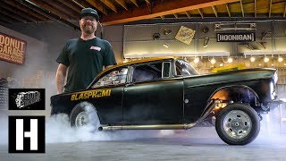 Roadkills Mike Finnegan Brings Blasphemi to the Donut Garage Flexes 900whp With a Massive Burnout [upl. by Anurag116]