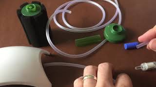 How to set up an air pump air stone and sponge filter in your fish tank or aquarium [upl. by Corette550]