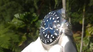 Squale 30 atmos 1545 Black GMT Ceramica Dive Watch [upl. by Dupuis]