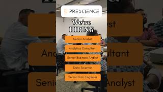 Hiring Senior Analyst at Prescience Decision Solutions  New Jobs hirings [upl. by Anirbas]