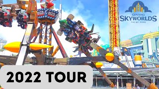 4K NEW Genting SkyWorlds Theme Park walking tour 2022 [upl. by Ev]