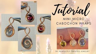 Wire Wrapping Tutorial  Mini Micro Cab Wraps One Wire Beginner [upl. by Sairtemed]