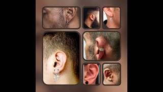 Piercing Piercings  Ear Piercing Mens Ear Piercings Classy Piercings for Men [upl. by Leahey599]