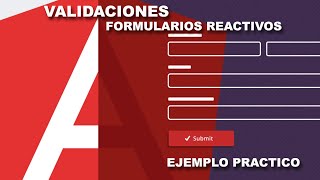 Validación de formularios reactivos en Angular 14 Tutorial paso a paso [upl. by Eillod17]