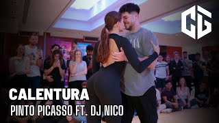 CRISTIAN Y GABRIELLA  Bachata 🎵 CALENTURA  PINTO PICASSO FT DJ NICO [upl. by Akirahs903]