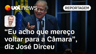 José Dirceu Eu acho que mereço voltar para a Câmara dos Deputados  Jamil Chade [upl. by Ana258]