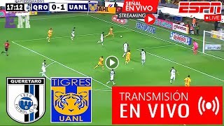 En Vivo Tigres vs Querétaro Ver Partido Tigres vs Querétaro J8 Apertura 2024 hoy [upl. by Fen]