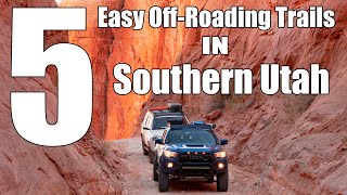 5 Easy Offroading Trails in Southern Utah  2WD Friendly Trails in Southern Utah [upl. by Esiouqrut]