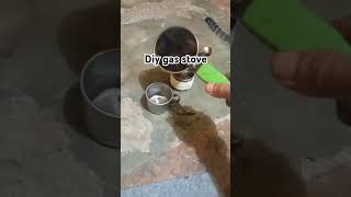 Diy gas stove for outdoorcamping bushcrafting [upl. by Ddal]