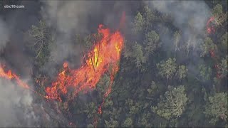 Dozens of fires burning in California  California wildfires [upl. by Eimmelc]