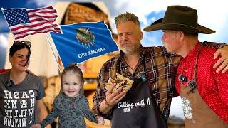 KENT ROLLINS Shows Brits Outdoor Cooking  ft CowboyKentRollins [upl. by Eenat678]