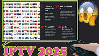 MEJOR IPTV 2025 LISTA M3U PREMIUM LATINA SIN RESTRICCIONES [upl. by Nylitsirk]