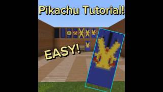 MINECRAFT  Banner Design Pikachu [upl. by Seuqirdor]