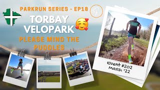 Torbay Velopark parkrun  🥰 Please mind the puddles [upl. by Zechariah93]