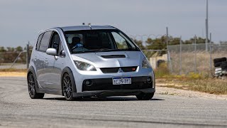 Ralliart Colt  Antilag Track Day  Western Australia [upl. by Nnylekoorb]