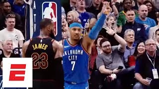 Carmelo Anthony Highlights His basketball journey from Syracuse to the Oklahoma City Thunder  ESPN [upl. by Eannej885]