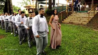 Padrinhos dançando no casamento Willy Paul alaine entradapadrinhos [upl. by Einnob]