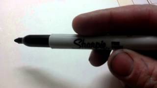 Sharpie Coloring Secrets Part 4  Flick Blending [upl. by Bywoods]