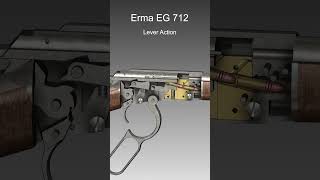 German Lever Action Rifle  Erma EG 712 Rifle  How It Works [upl. by Gil]