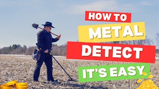 How To Use A Metal Detector  5 Tips On How To Metal Detect [upl. by Aerdnaek]