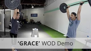 quotGRACEquot CrossFit WOD Demo  434 Rx [upl. by Mehala555]