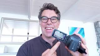 Sony FDRAX43 4K Handycam Review [upl. by Yrolam66]