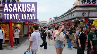 Asakusa Tokyo Walking Tour  June 25 2024 [upl. by Retxab]