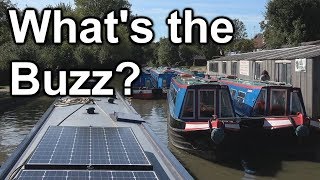 147 Cruising through Leighton Buzzard on my canal narrowboat [upl. by Lukin]