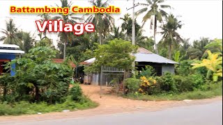 The Simply Living Of Cambodia In 1 Village  Cambodia Village Tour  khmer rural post [upl. by Ativet]