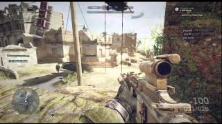 Medal Of Honor Warfighter Multiplayer Sector Control 21 Killstreak [upl. by Ojok]