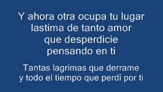 Lastima De Tanto Amor Original Letra [upl. by Akehsay270]