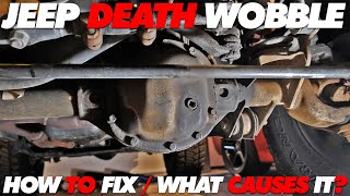 Jeep Death Wobble How To Fix [upl. by Zebadiah]