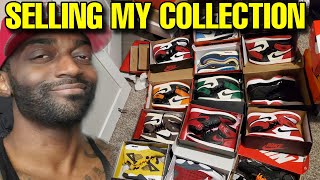 PART 2 IM SELLING MY SNEAKER COLLECTION NO CAP [upl. by Eiroj935]