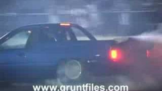 Holden UTE burnout roll over [upl. by Leeland]