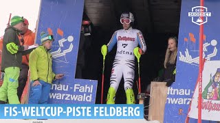 FISWeltcupStrecke im Skigebiet Feldberg Schwarzwald [upl. by Alesiram742]