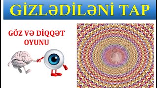 Şəkildə Gizlədiləni Tapa Bilərsiniz Göz və Diqqət Oyunu  Şəkilli Tapmaca [upl. by Atihana]