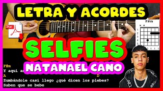 TUTORIAL  Selfies  Natanael Cano  Acordes  Letra  Guitarra [upl. by Michele117]