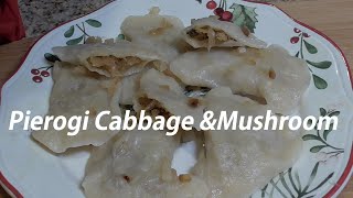 Pierogi Cabbage Mushrooms  Pierogi z Kapusta i grzybami Ep 122 [upl. by Yenaled]