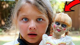 Annabelle Is HERE Who Sent Us Annabelle the Creepy Doll Was It the Doll Maker [upl. by Aihtebat]