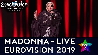 Madonna  “Like A PrayerquotquotDark BalletquotquotFuturequot feat Quavo  Live at Eurovision 2019 [upl. by Pejsach]